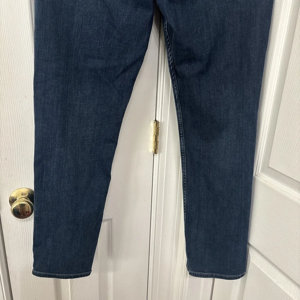 Banana Republic Mens Slim Fit Straight Jeans Stretch Denim 34 x 29 Blue Med Wash